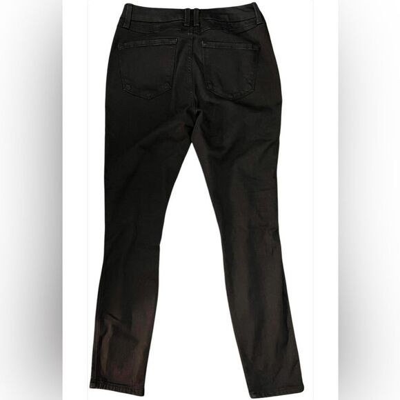 Women’s Arizona Jean Company Hi-Rise Curvy Skinny Black Jeans (Distressed) - Picture 6 of 11